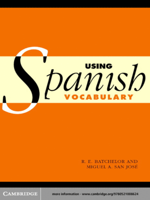 cover image of Using Spanish Vocabulary